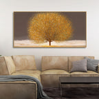 Golden Tree Canvas Art
