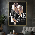 Guardian of Love Classic Cherub Design Cotton Canvas Wall Painting