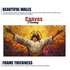 Inspiring Jesus Christ Canvas Wooden Canvas Wall Painting