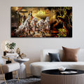 Krishna Arjun Wall Painting