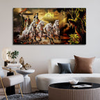 Krishna Arjun Wall Painting
