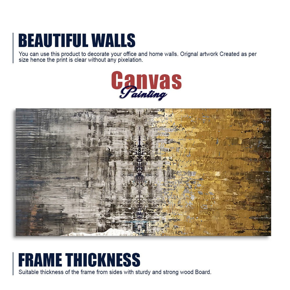 Abstract gold frame