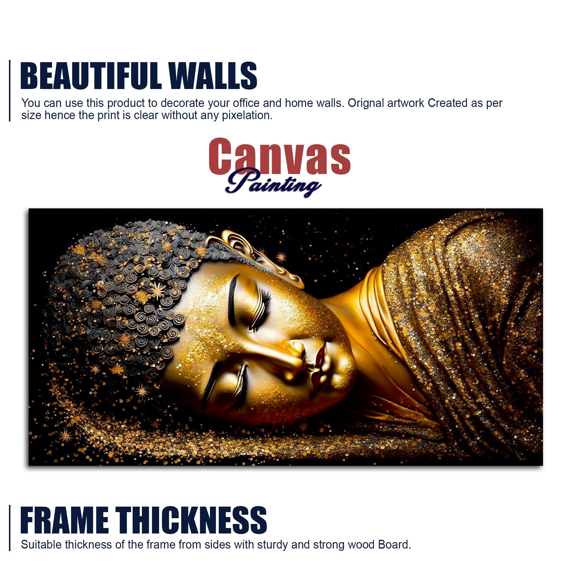 Buddha Canvas Art for Living Room