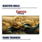 Gold flower wall d√©cor