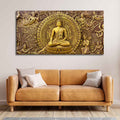 Premium Canvas Wall Painting of Lord Gautam Buddha