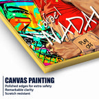 Rafael Nandal World's No.1 Cotton Canvas Wall Painting