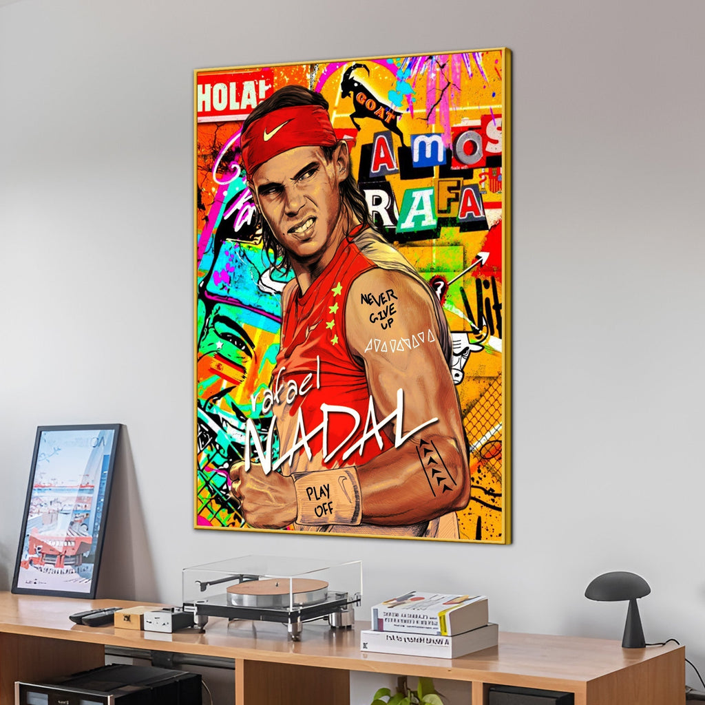 Rafael Nandal World's No.1 Cotton Canvas Wall Painting