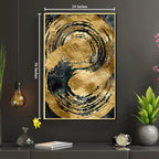 Splendor of Circles Framed Canvas Print