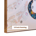 The Udaipur Elephant 3 Panel Framed Canvas paintings